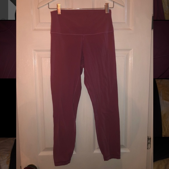 High Waisted Rose Align Lululemon Leggings size8 - Picture 5 of 6